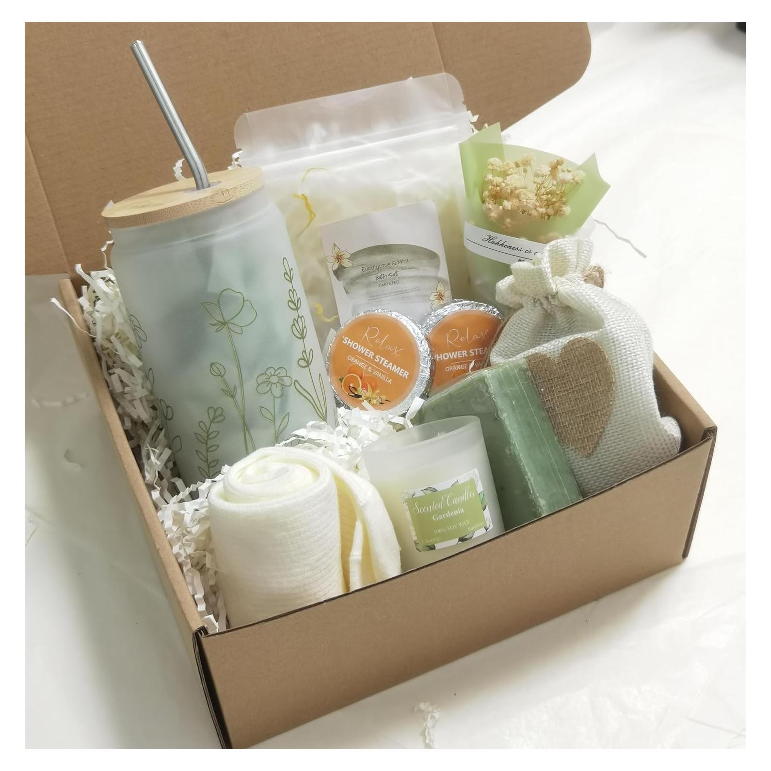 Cesta de Regalo Mejorate Pronto CASTATEO - Verde Salvia