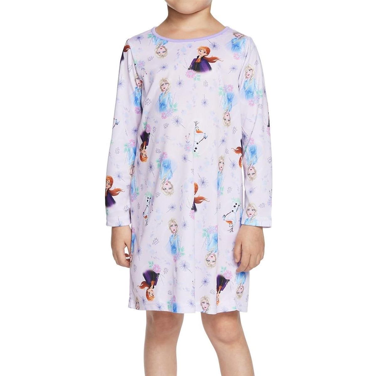 Pijamas de Noche Disney para Niñas - 3 Piezas Talla 4