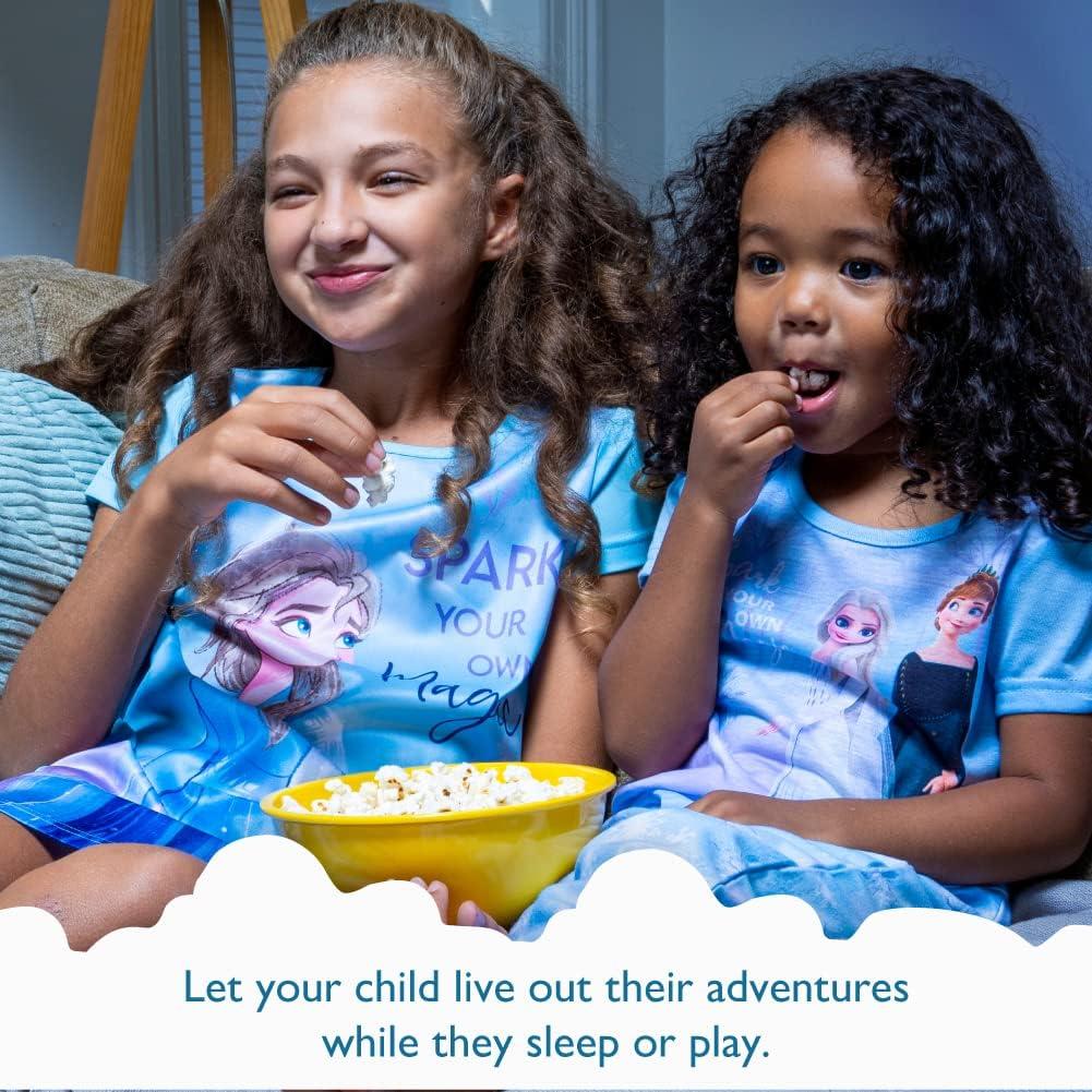 Pijamas de Noche Disney para Niñas - 3 Piezas Talla 4
