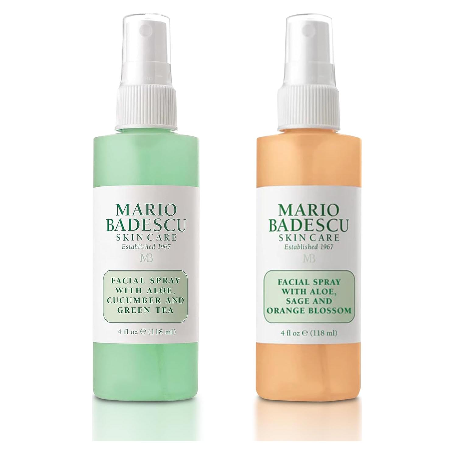 Spray Facial Hidratante Mario Badescu 2 Piezas Aloe y Té Verde