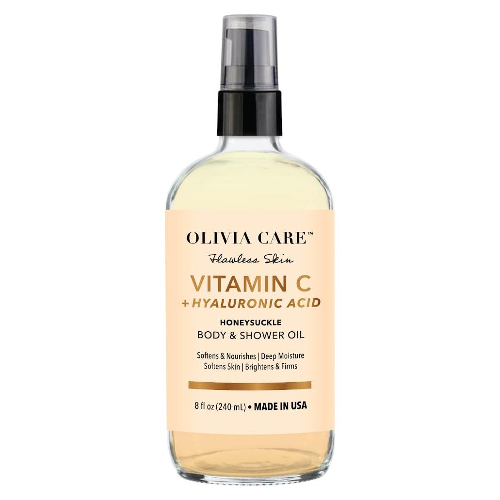 Aceite Corporal Olivia Care Vegano Hidratante 200ml - Madreselva