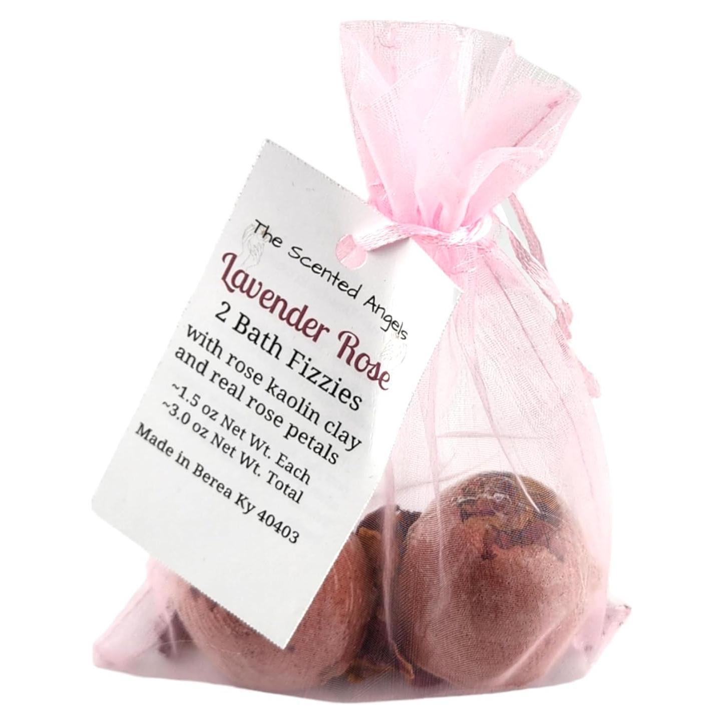 Bombas de Baño de Lavanda y Rosa The Scented Angels - 2 Unidades