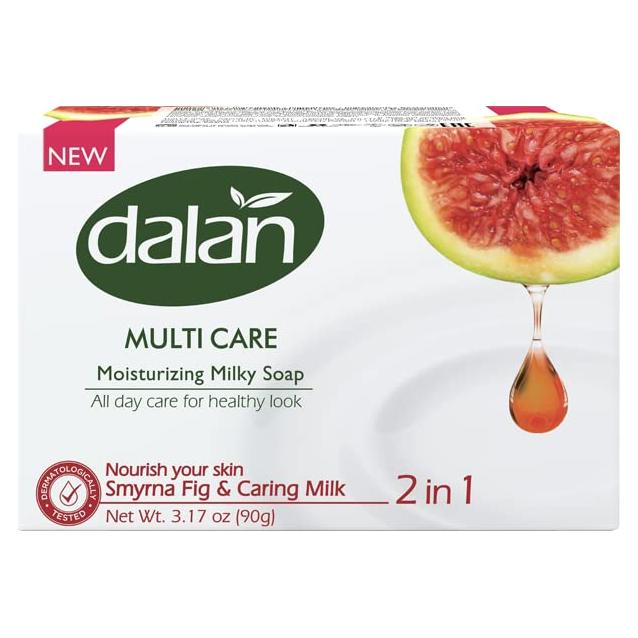 Jabón Hidratante Dalan Multi Cuidado 6x90g Higo y Leche