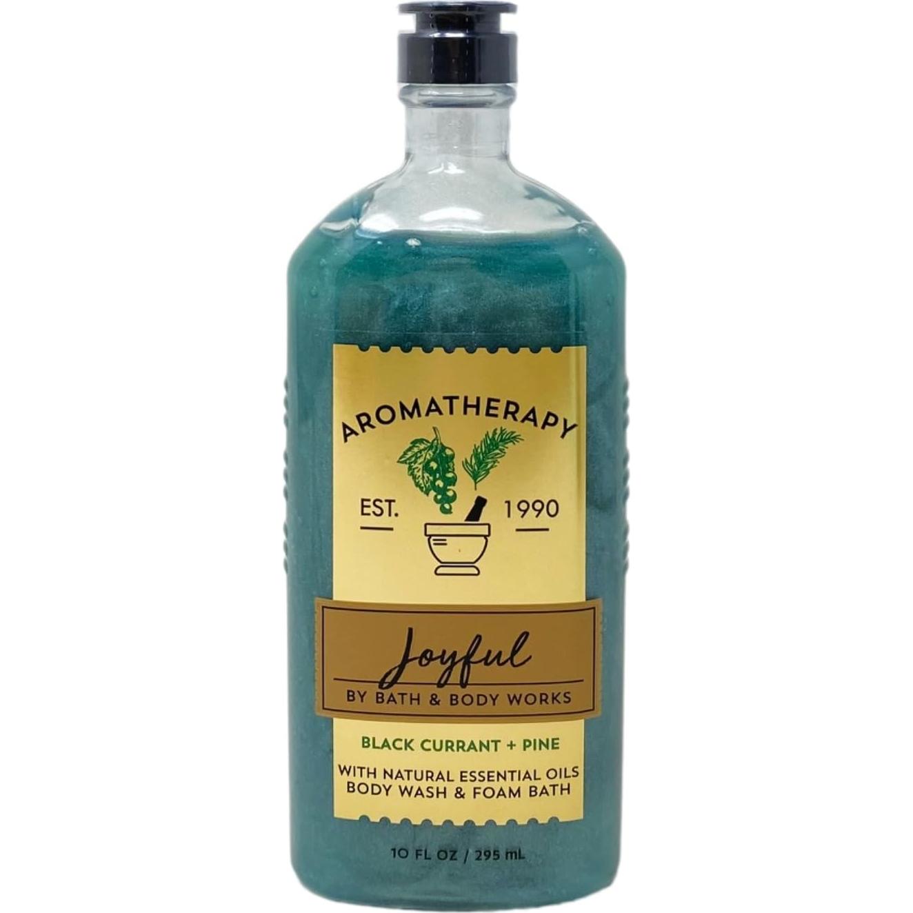 Gel de Ducha y Jabón de Barra Aromaterapia Grosella Negra + Pino