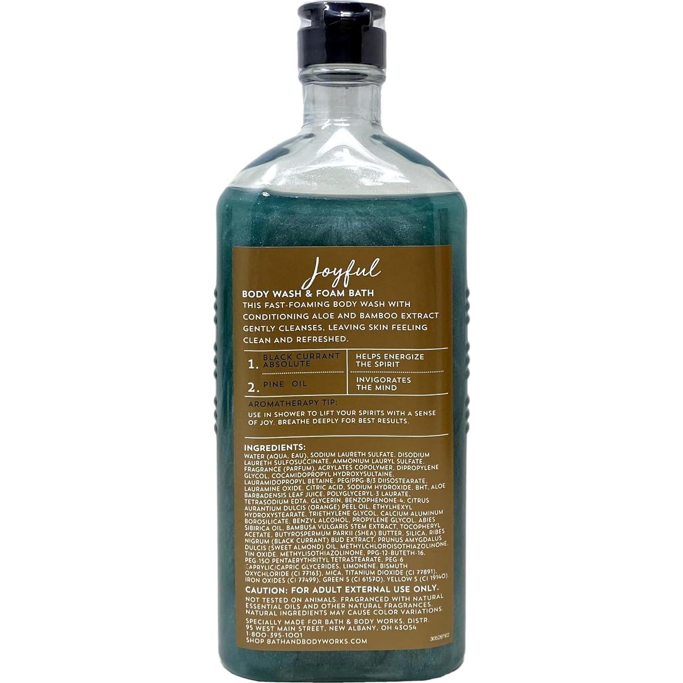 Gel de Ducha y Jabón de Barra Aromaterapia Grosella Negra + Pino