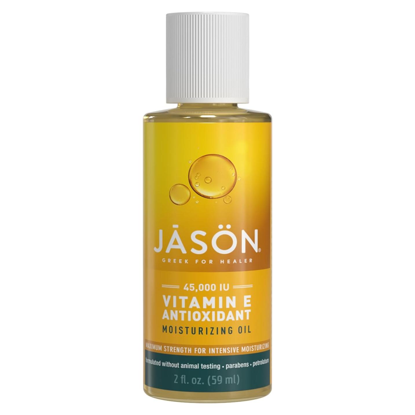 Aceite Hidratante JASON Vitamina E 45,000 UI 60 ml Máxima Potencia