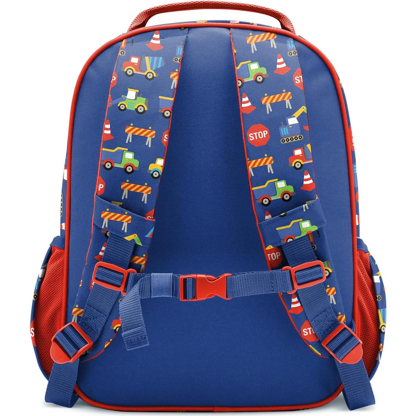 Mochila Mediana Simple Modern Fletcher para Niños - En Construcción