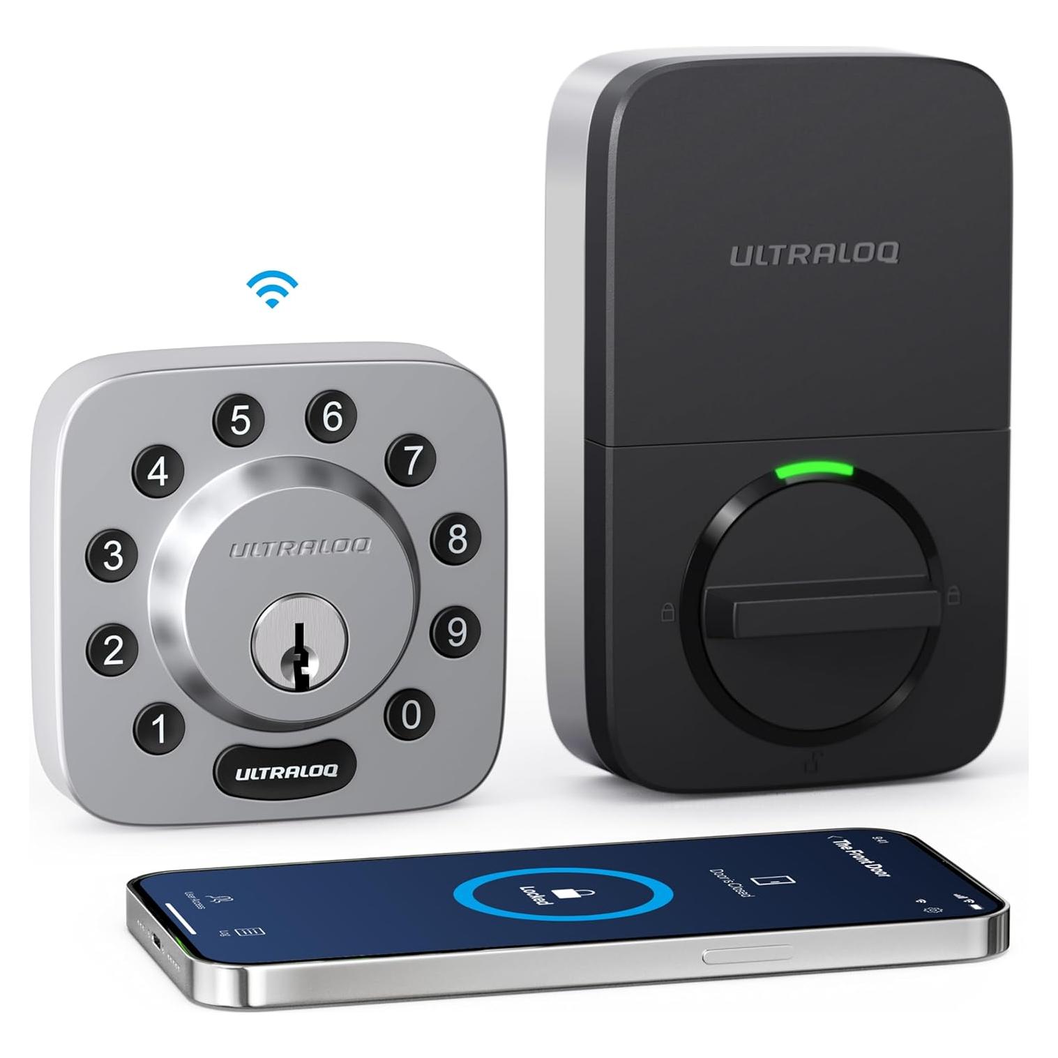 Cerradura Inteligente ULTRALOQ U-Bolt WiFi con Sensor y App