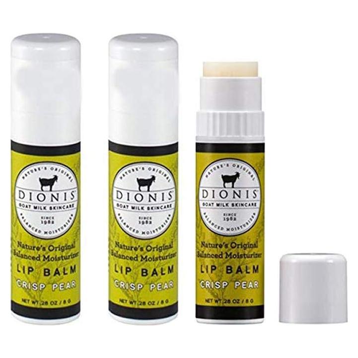 Bálsamo Labial Aromatizado Dionis Pera Crujiente 3 Piezas