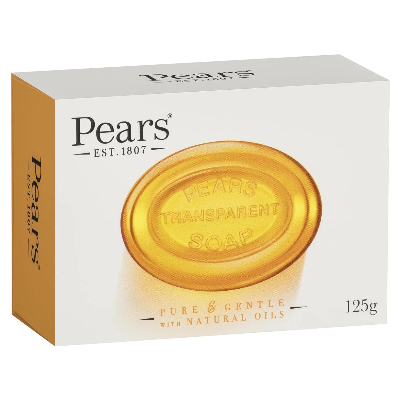 Jabón Pears Oil Clear Cuidado Suave Original 28 Barras 125g