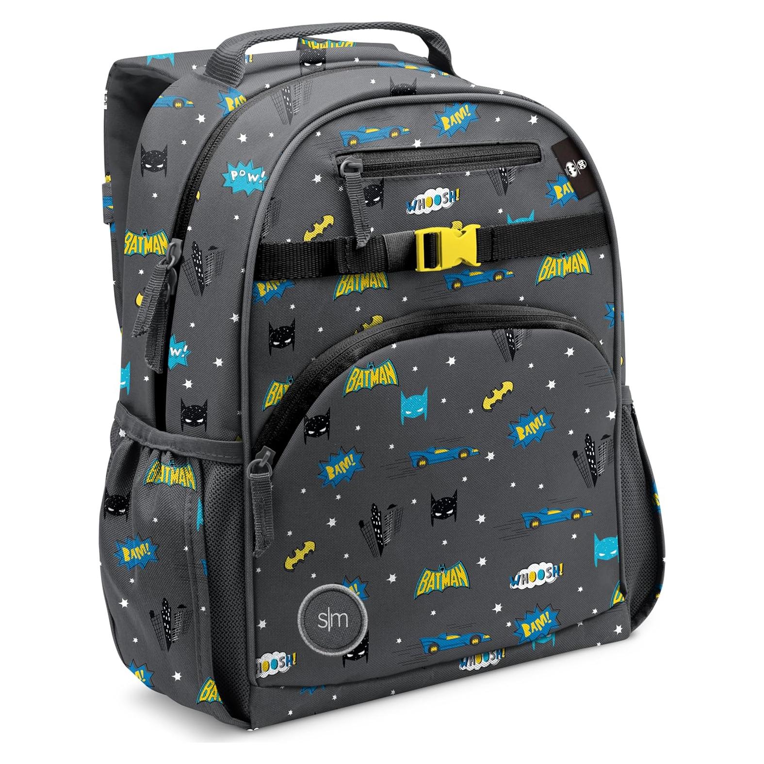 Mochila Mediana Simple Modern Batman POW! 12L para Niños