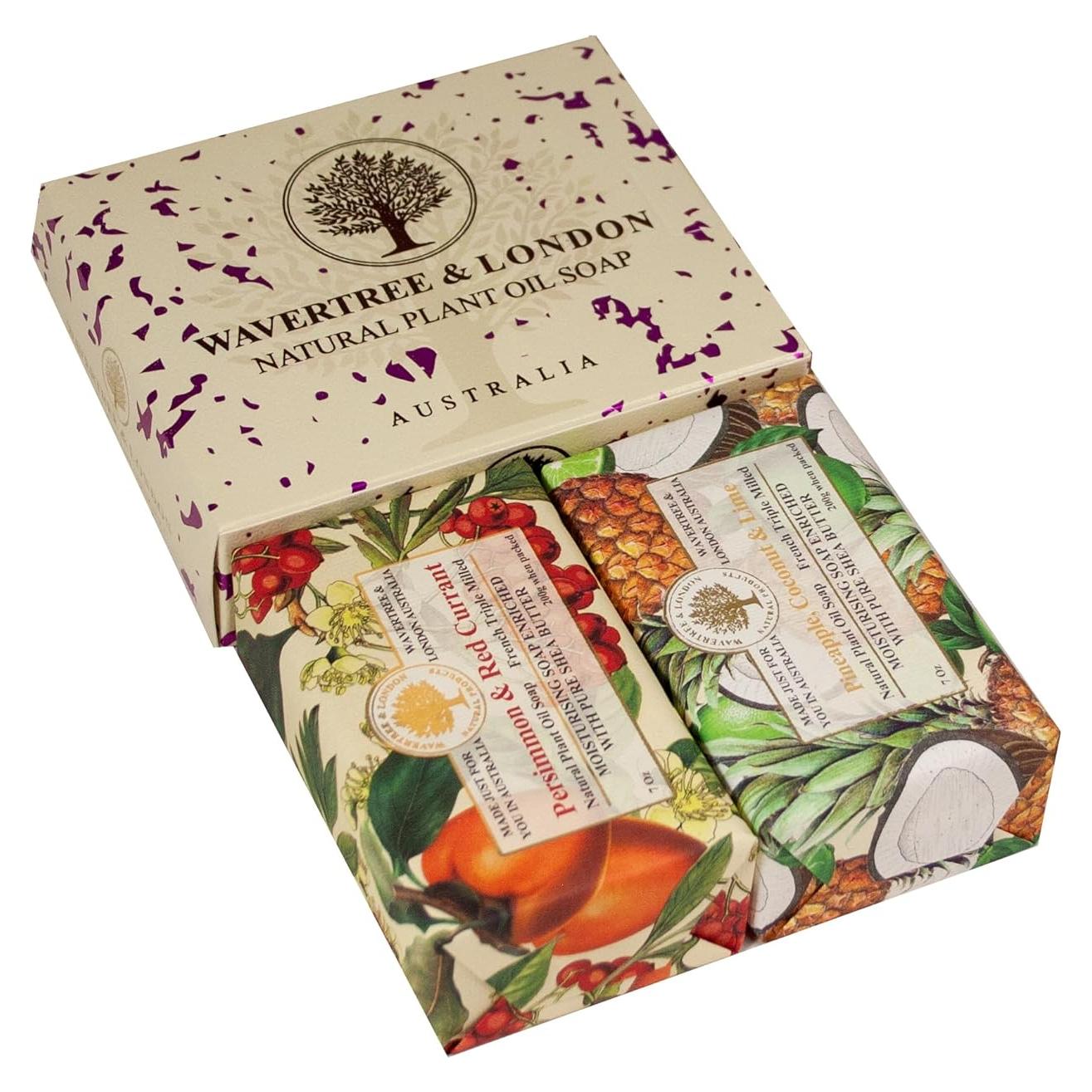 Jabones Naturales Wavertree & London - 198g (2 Barras) Aromas