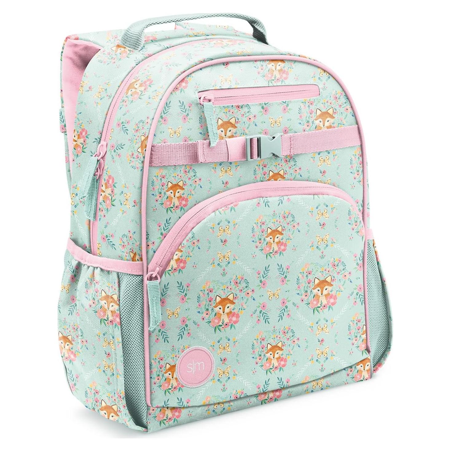 Mochila Mediana Simple Modern Zorro y la Flor 12L