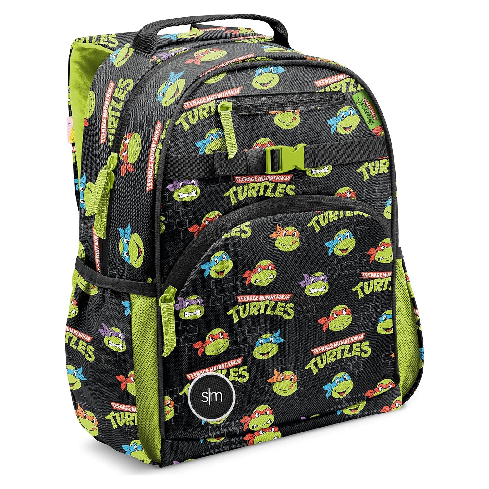 Mochila Escolar Niños Simple Modern TMNT Tortugas Unidas 18L