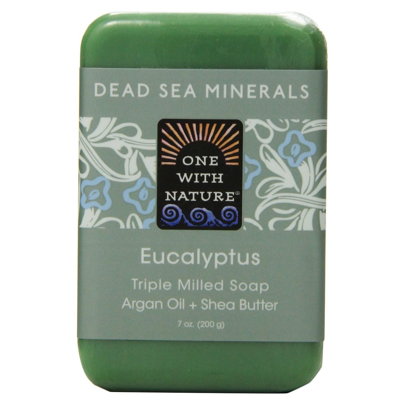 Jabón Mineral del Mar Muerto Eucalipto Uno Con La Naturaleza 198g