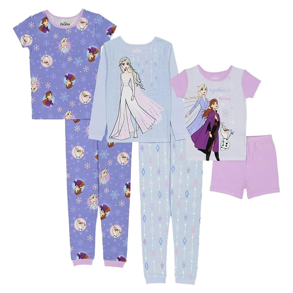Conjunto de pijama Disney 6 piezas para niños cómodos