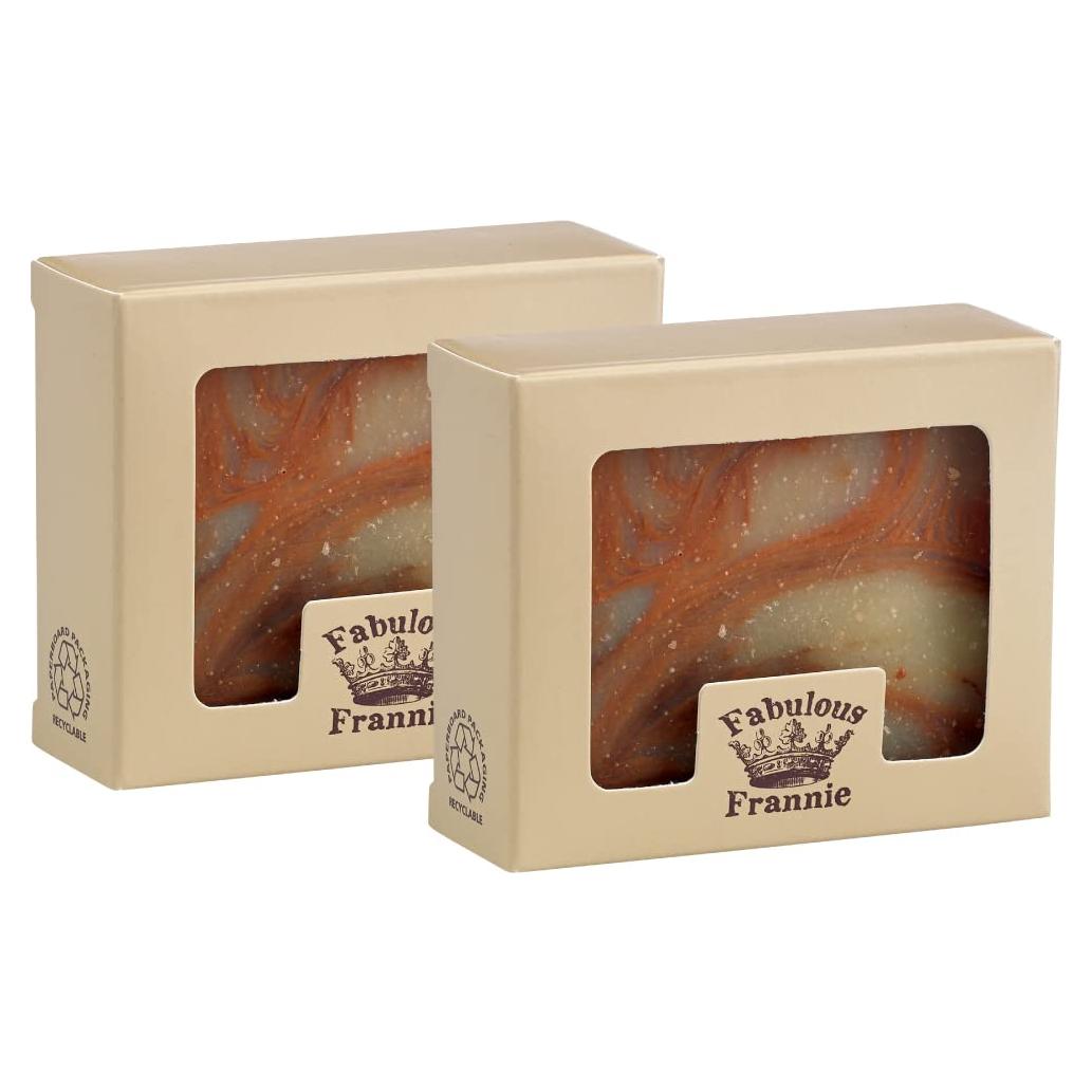 Jabón Herbal Fabuloso Frannie Bay Rum 226.8g (Paquete de 2)