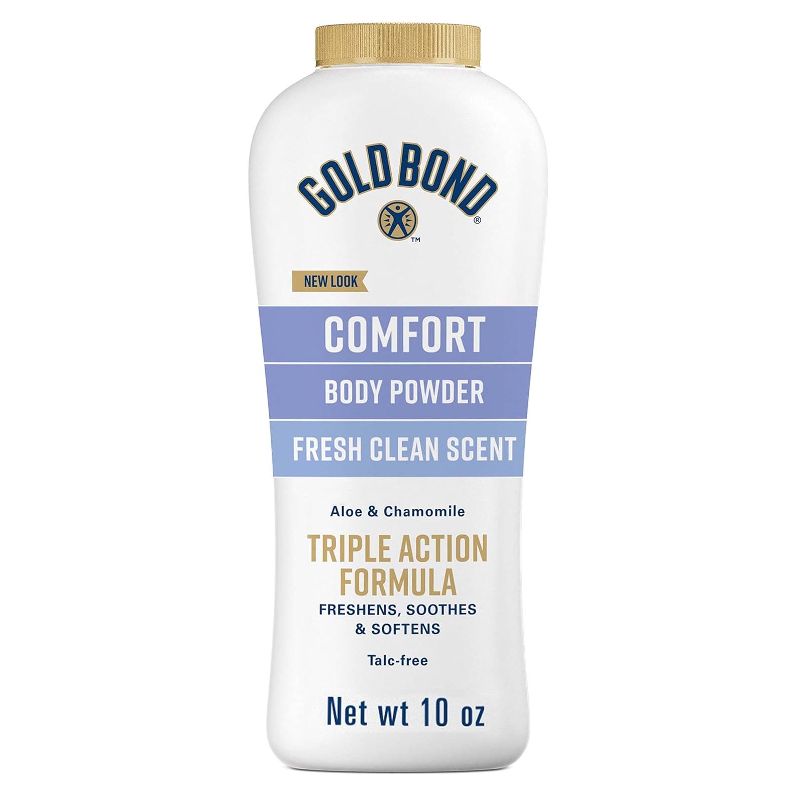 Polvo Corporal Gold Bond Comfort 283.5 g Libre de Talco Aloe Manzanilla