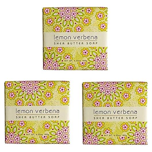 Jabón Exfoliante Greenwich Bay 3 Piezas 180g Manteca Karité