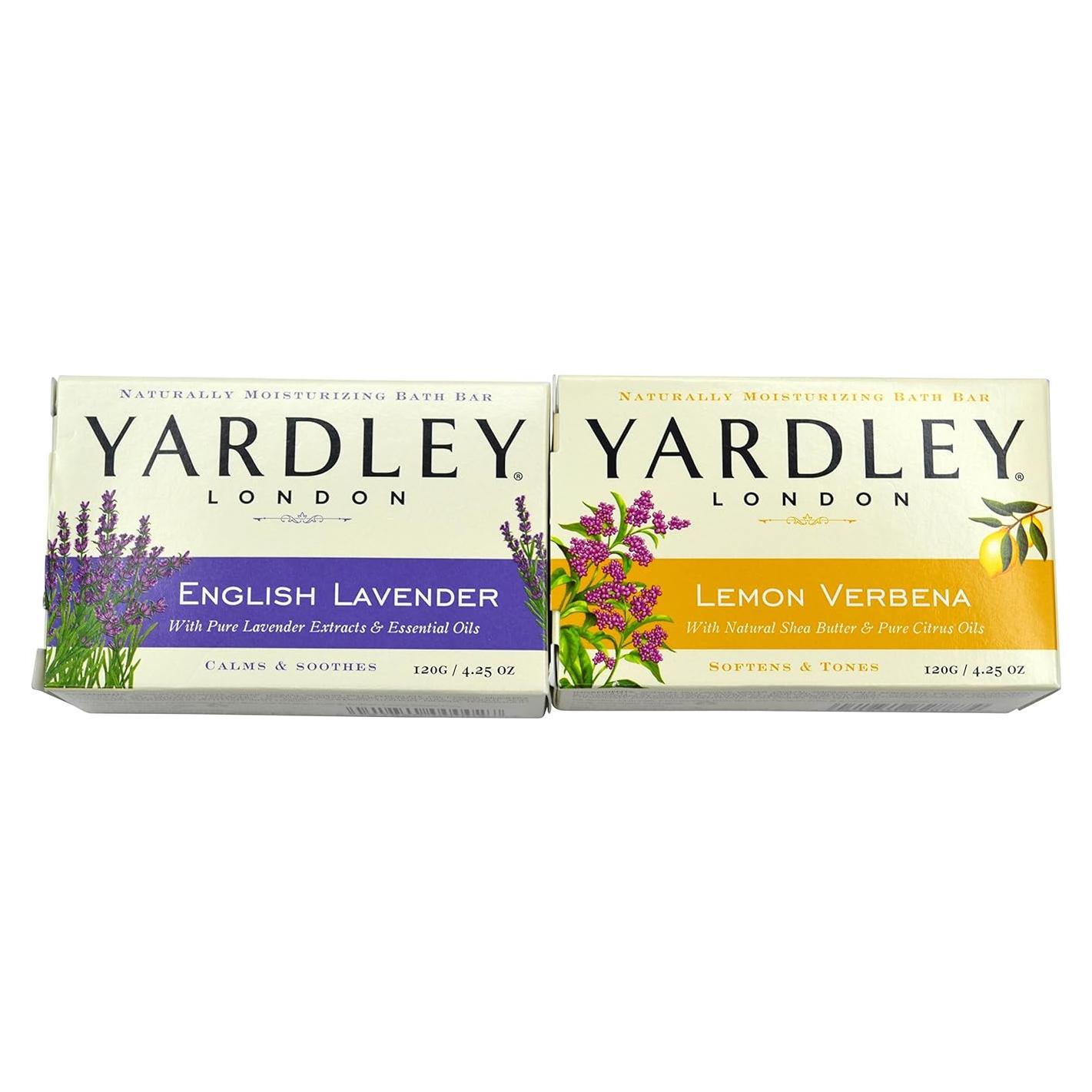 Paquete de Jabones de Baño Yardley 2x120g Lavanda y Verbena