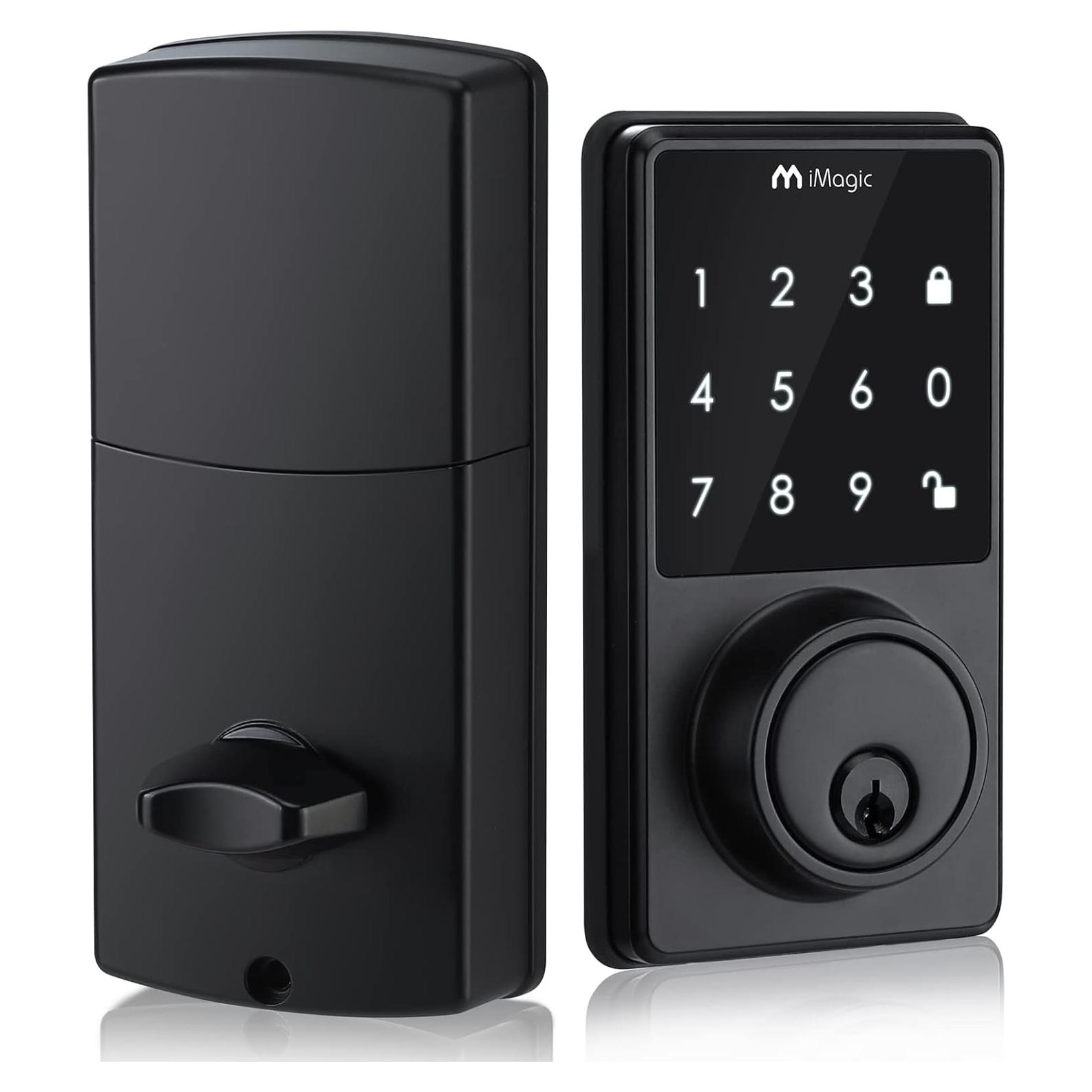 Cerradura Táctil iMagic Automática con 50 Códigos - Negro Mate