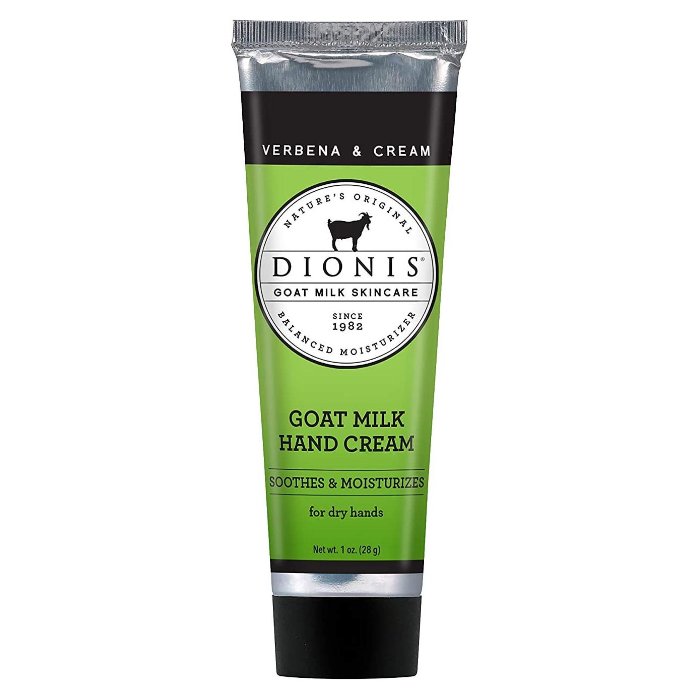 Crema de Manos Dionis con Leche de Cabra 28.35 g - Aroma Verbena