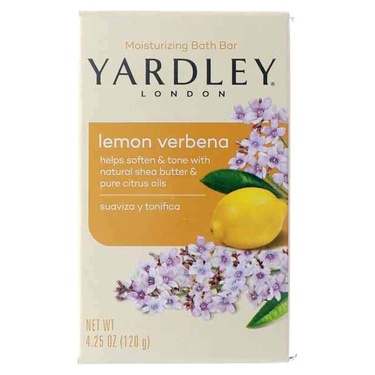 Jabón en barra Yardley London Verbena de Limón 141g Unisex