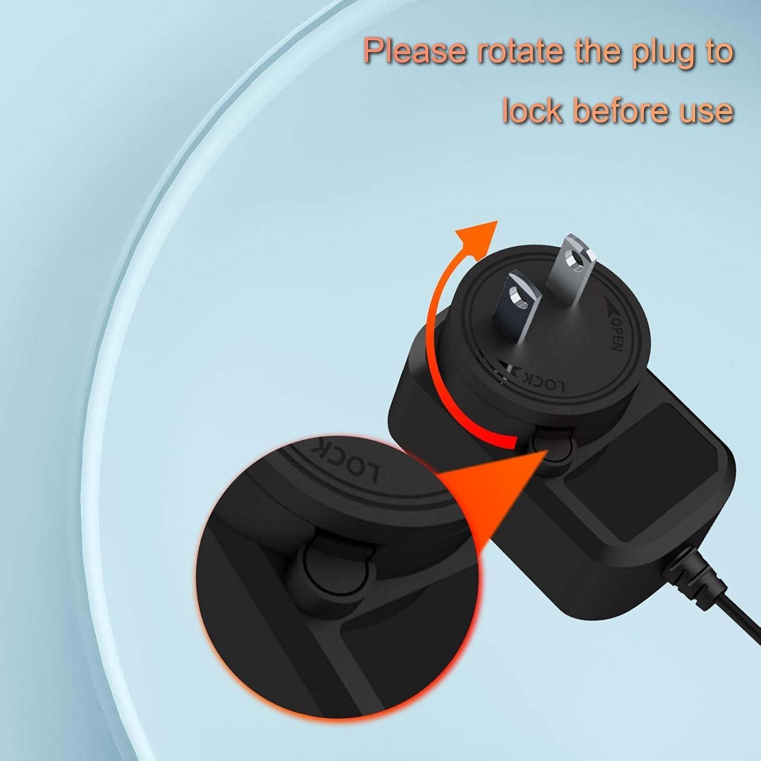 Cable de Alimentación 15W QFUP para Amazon Echo Dot 3ra Gen