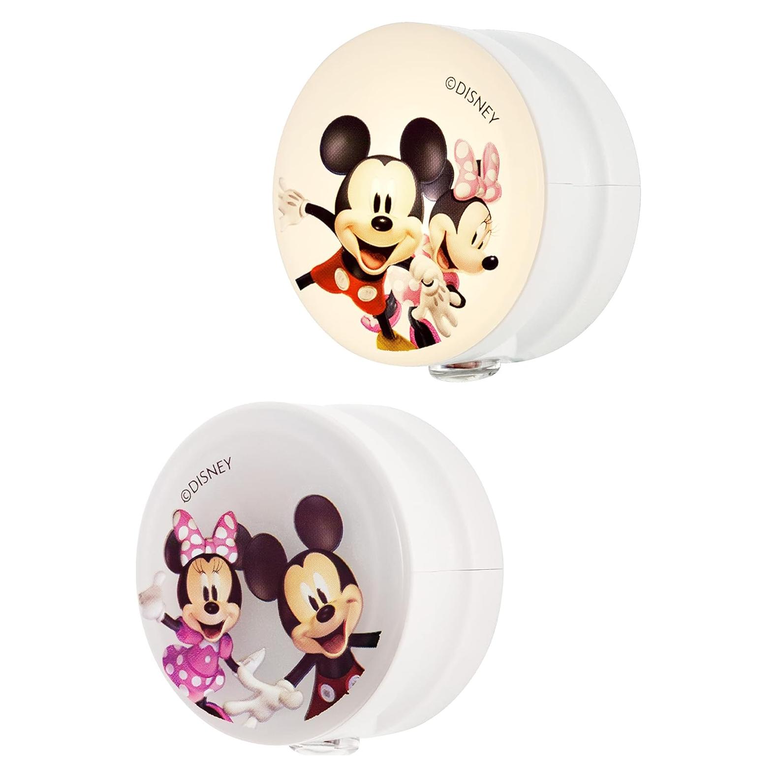 Luz Nocturna Disney Mickey y Minnie con Sensor de Luz