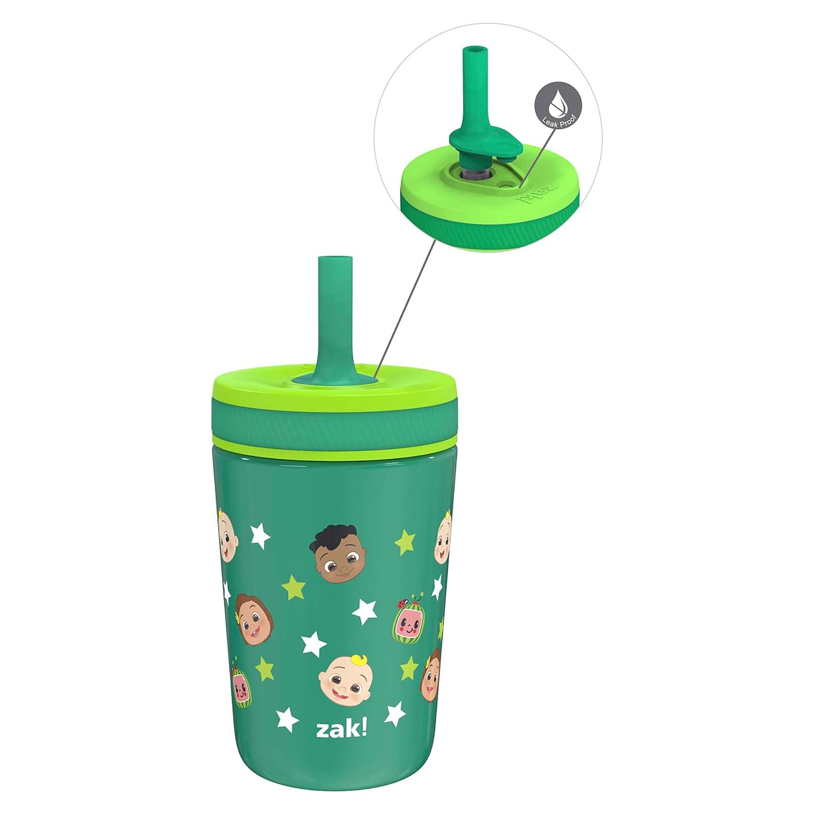 Vaso Aislado CoComelon 12oz - Zak Designs con Pajilla