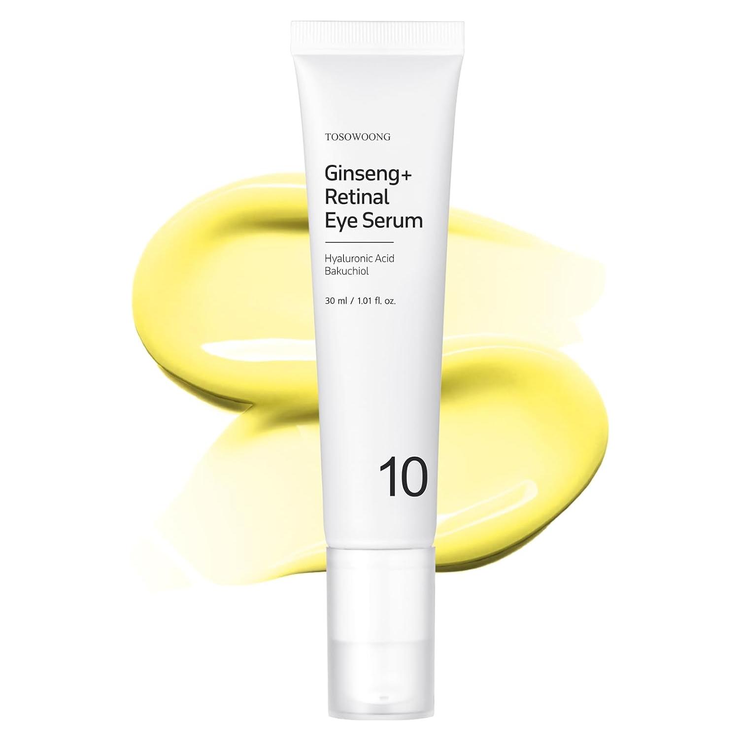 Suero para Ojos TOSOWOONG Ginseng Retinal 30ml Antiarrugas