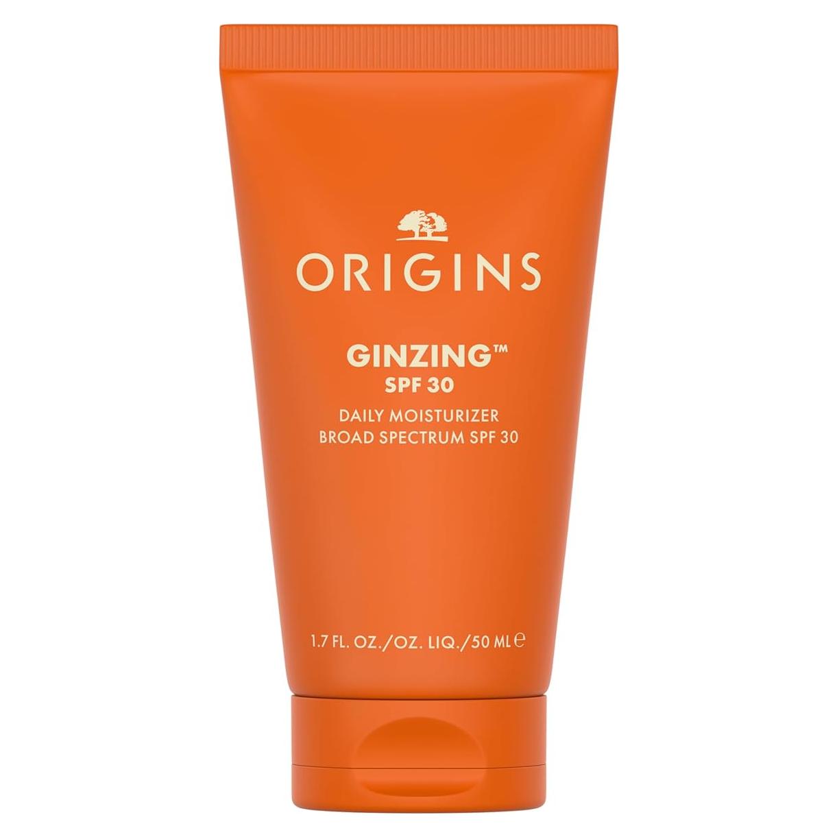 Hidratante Facial Origins GinZing SPF 30 50 ml - Radiancia y Hidratación