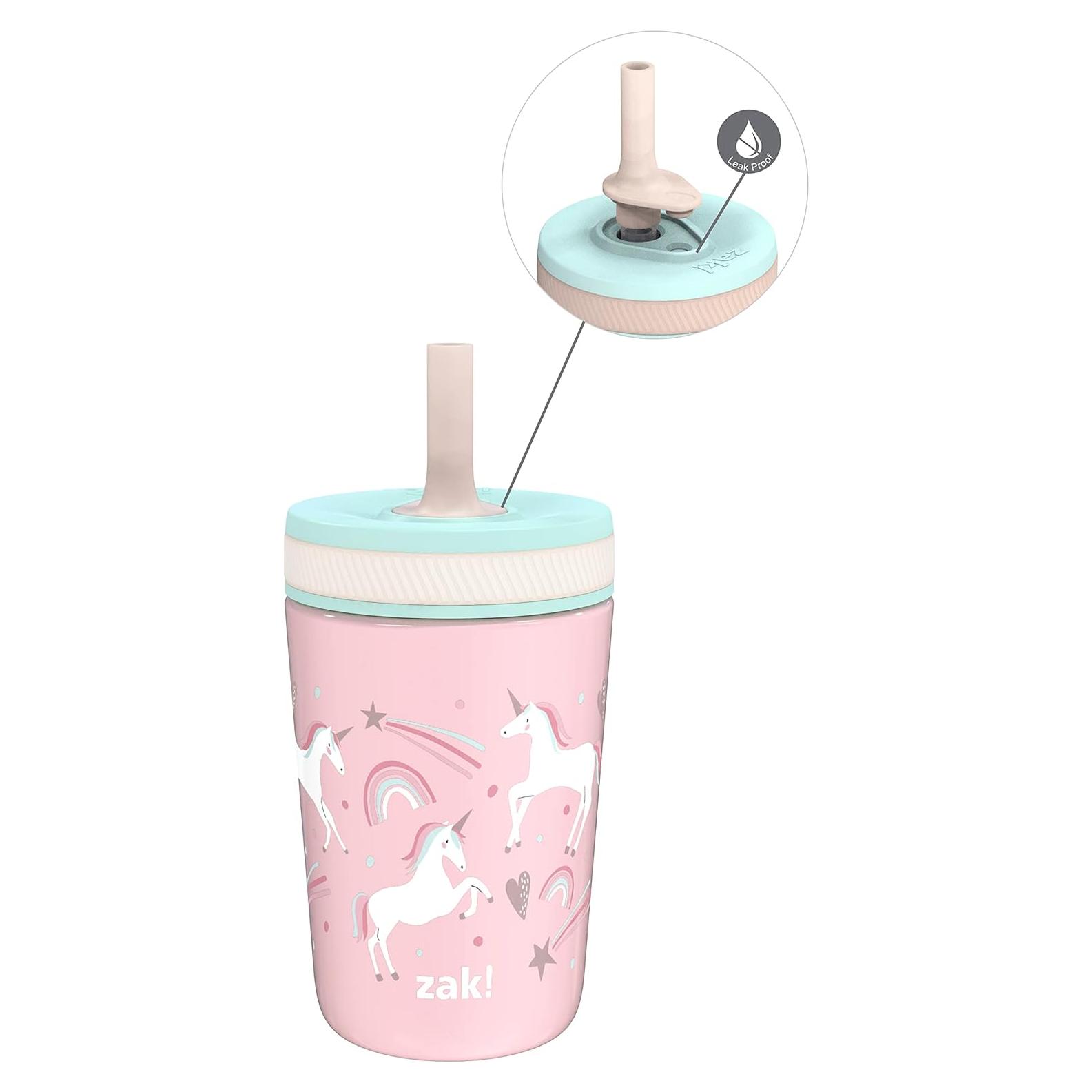 Taza Infantil Zak Designs Unicornio 12oz Acero Inoxidable