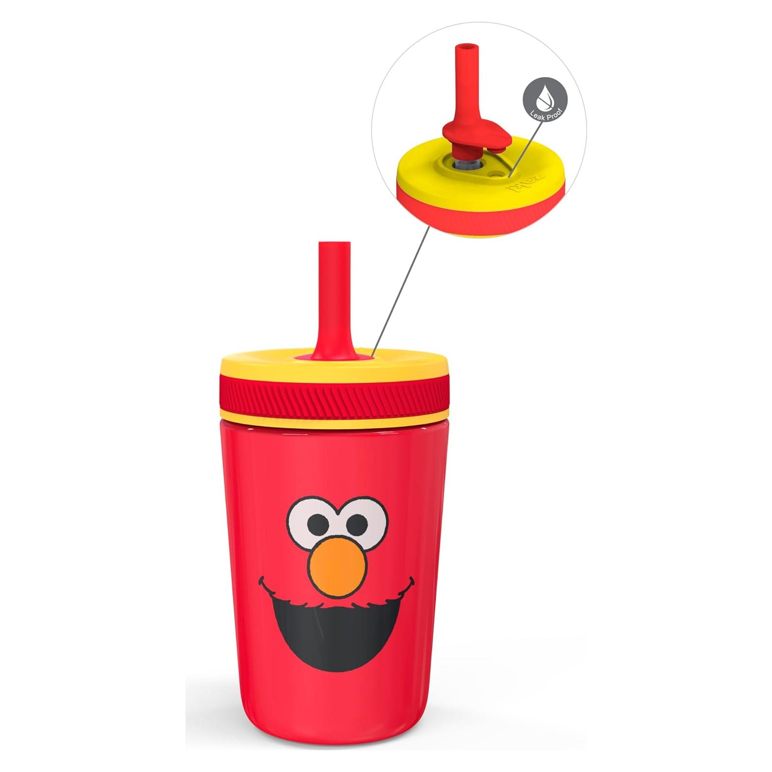 Taza Sippy 12oz Zak Designs Elmo Acero Inoxidable Aislada