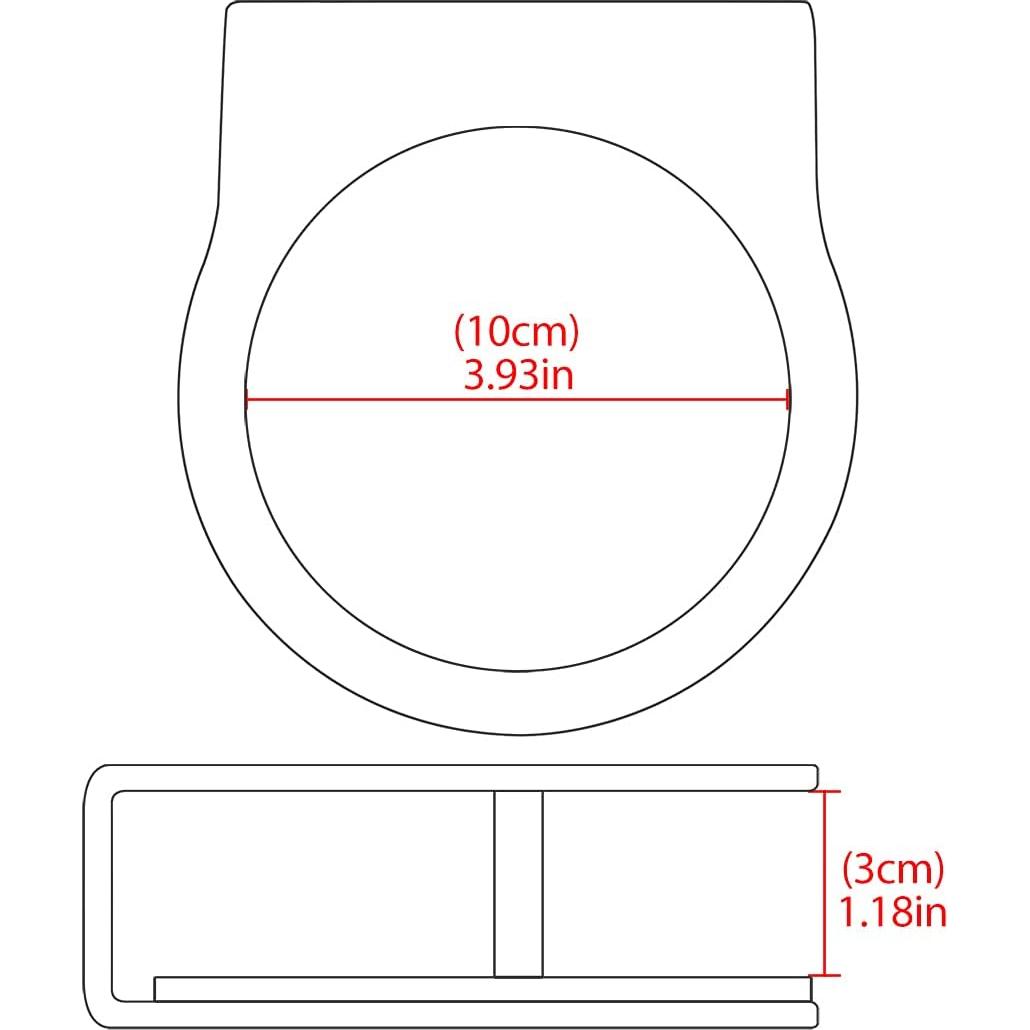 Soporte de Pared Acrílico Geekria para Echo Dot 3ra Gen Transparente