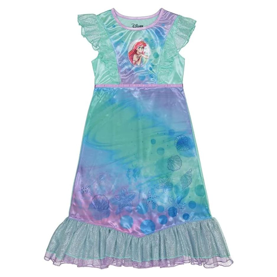 Camisón Disney Niñas Encanto Frozen Sirenita 100% Poliester