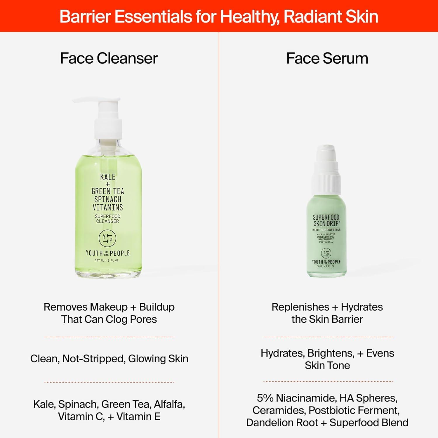 Set de Cuidado de Piel Vegano Youth To The People Superfood