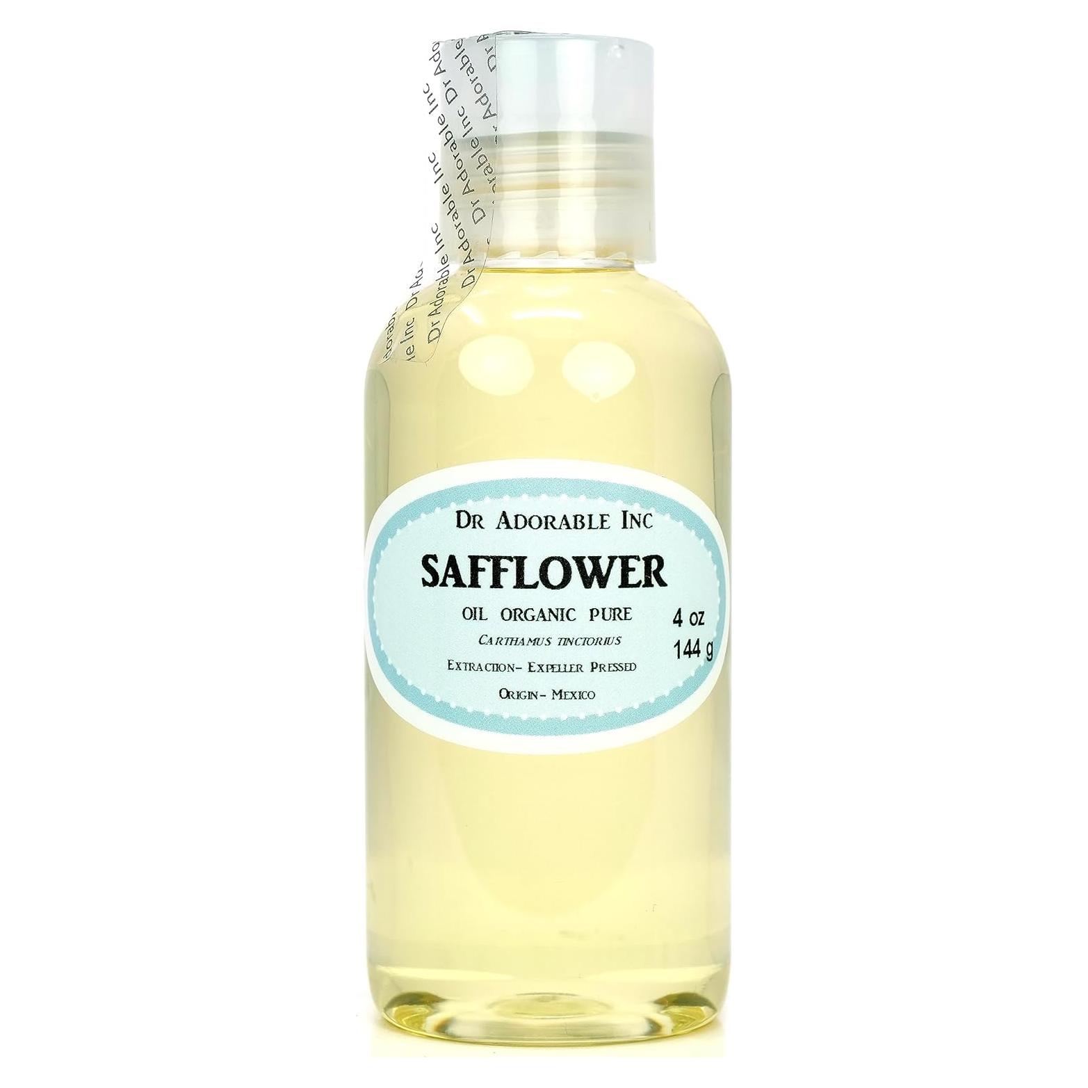 Aceite de Cártamo 113.4 g Dr Adorable 100% Puro Orgánico