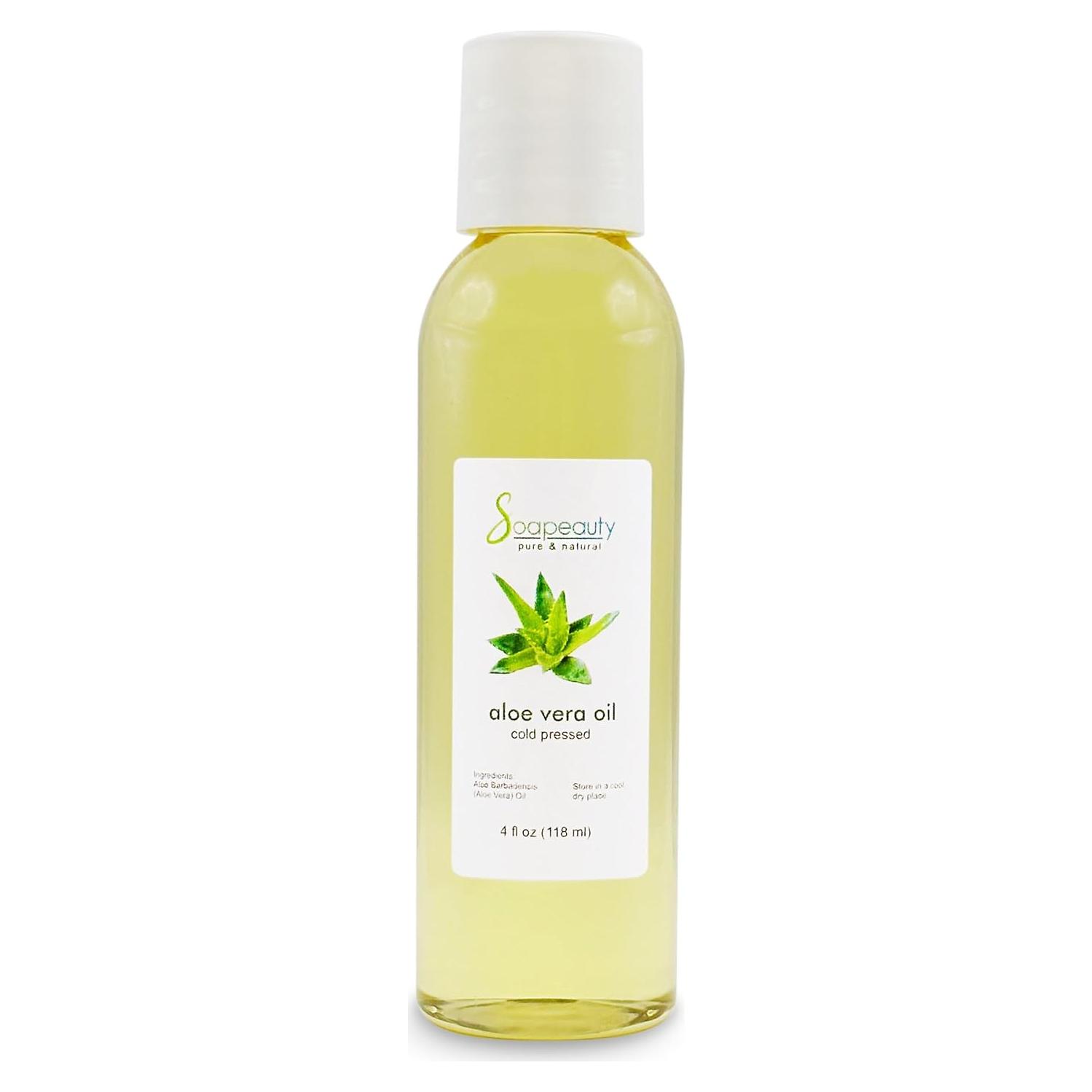 Aceite de Aloe Vera Soapeauty 100% Natural 118 ml - Hidratante