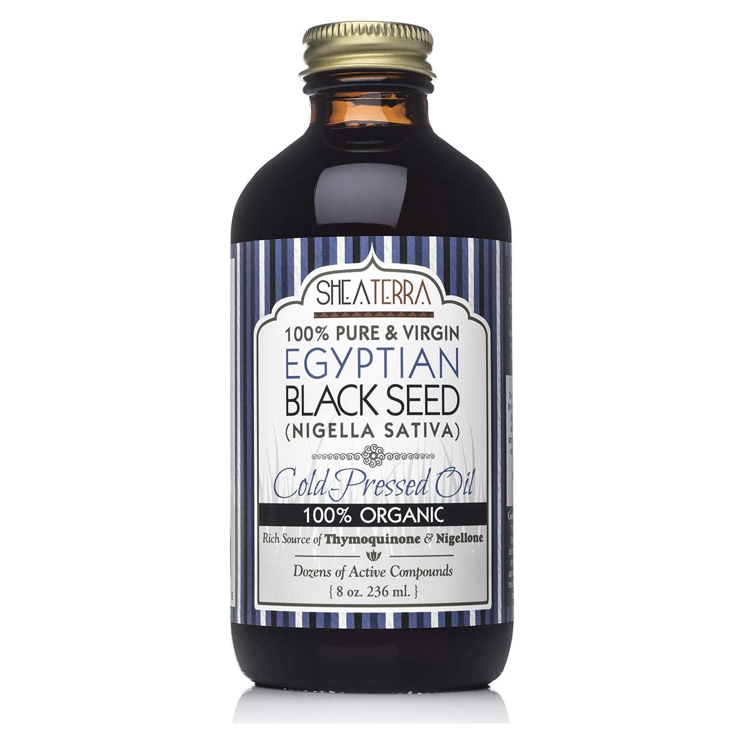 Aceite de Semilla Negra Egipcio Shea Terra 236.6 ml Orgánico