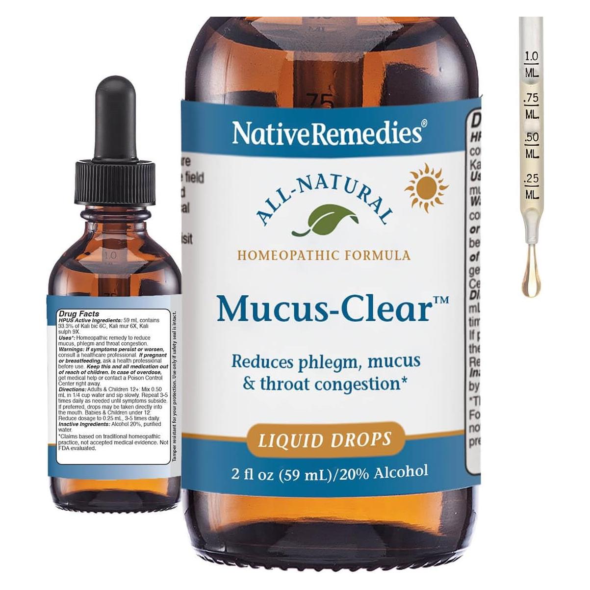 Mucus-Clear NativeRemedies 9g - Alivio Congestión Nasal