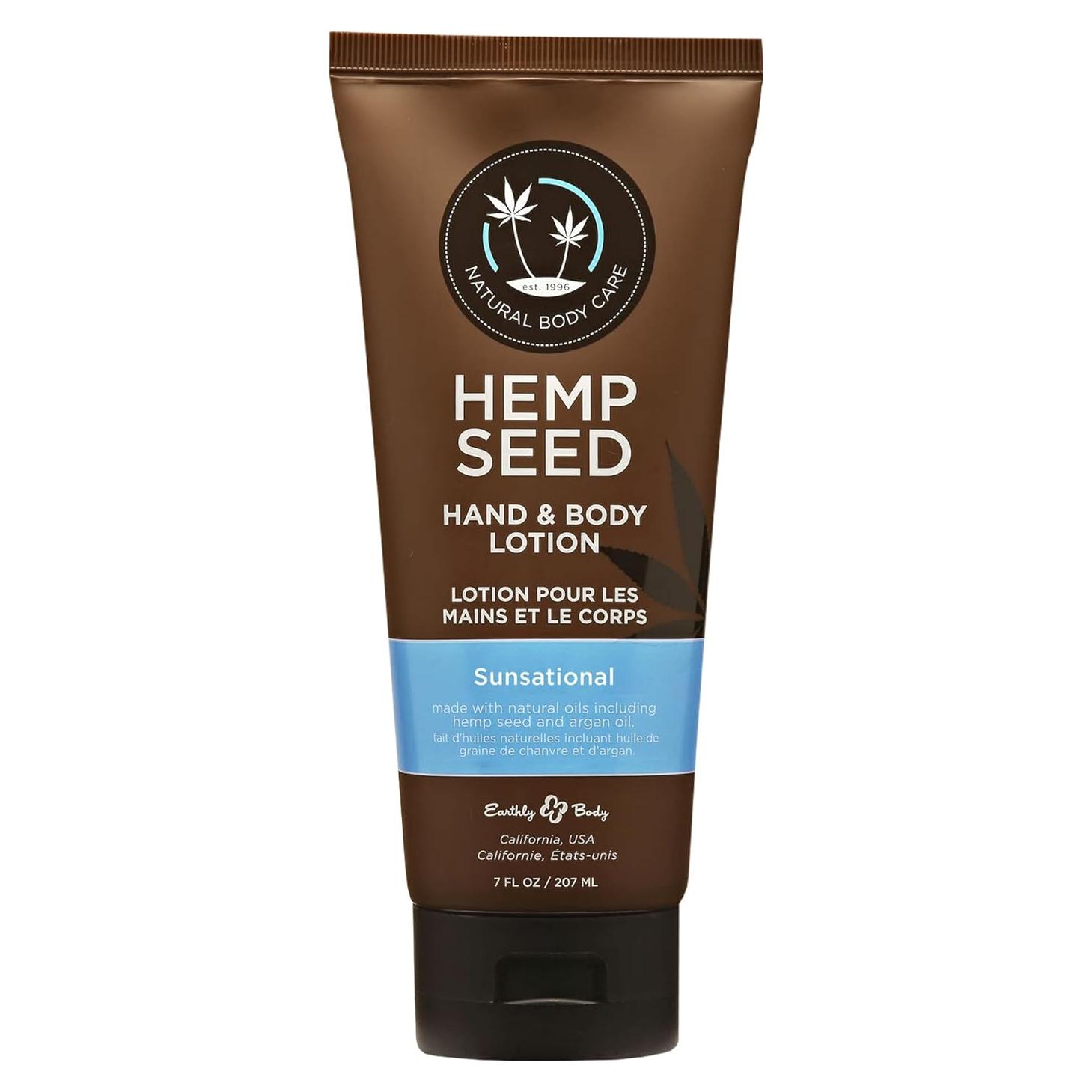 Loción Corporal Vegana Earthly Body 207 ml - Semilla de Cáñamo