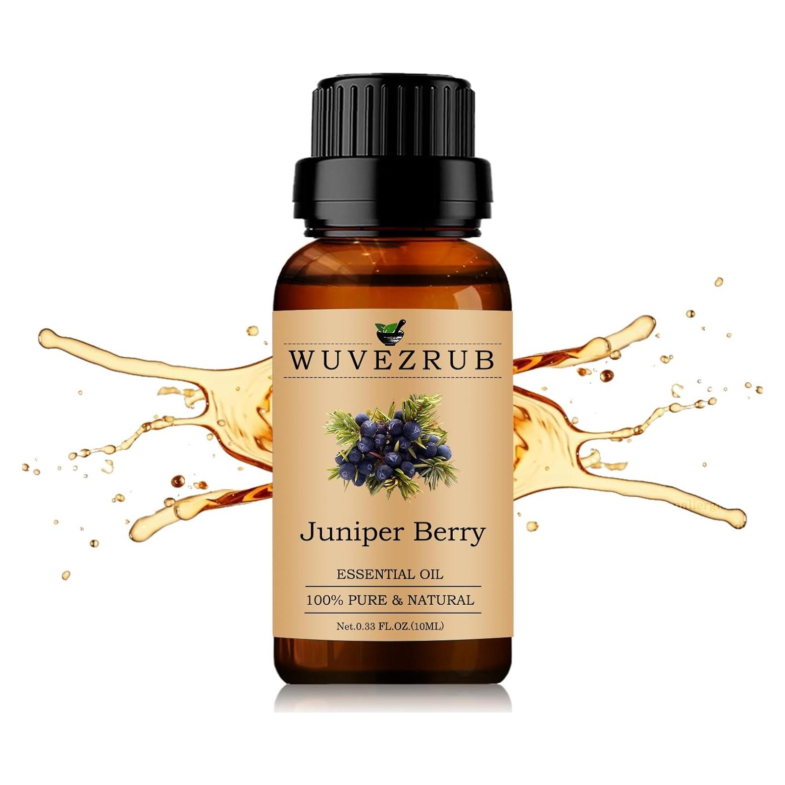 Aceite Esencial de Bayas de Enebro 10ml Wuvezrub 100% Puro