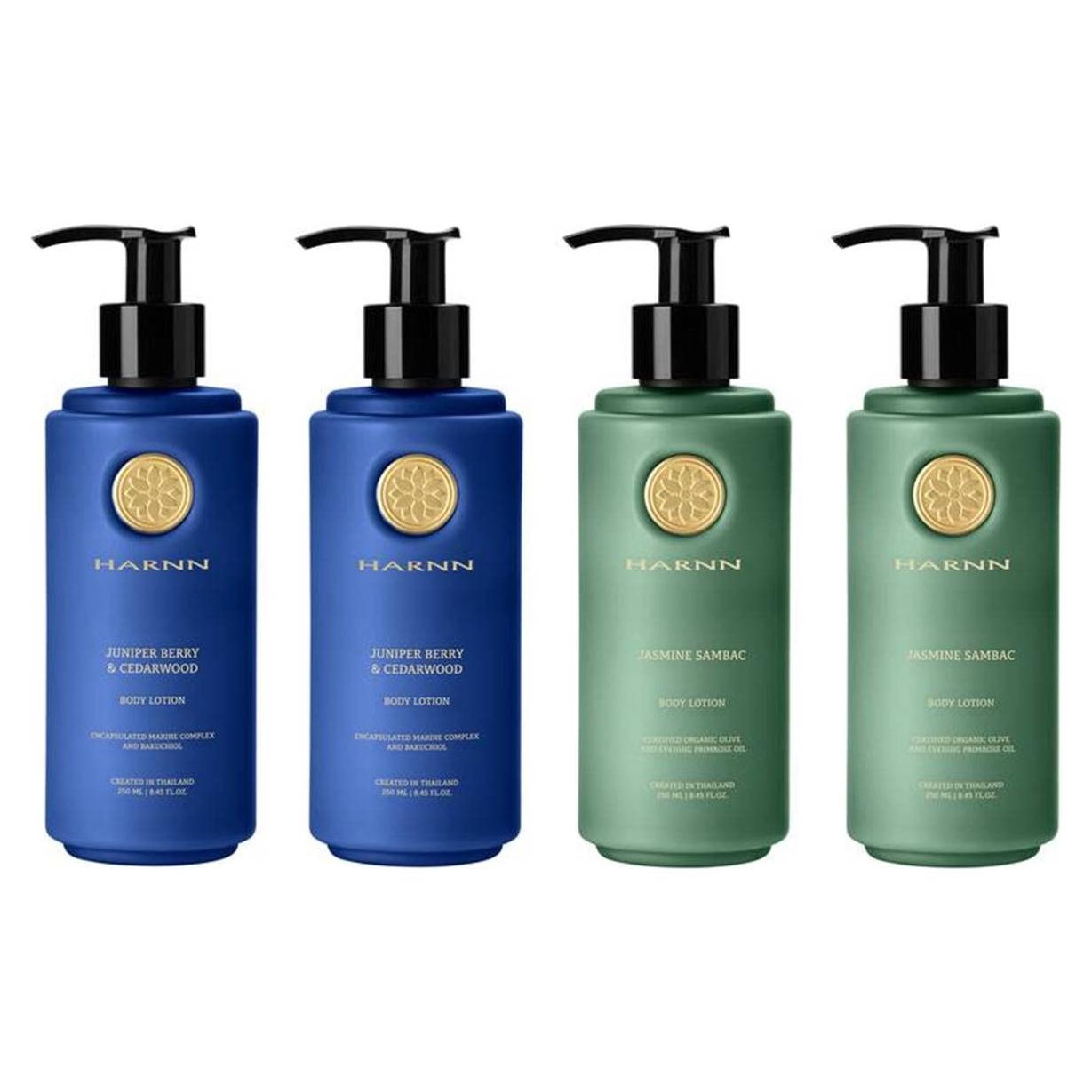 Set de Lociones Corporales HARNN 250 ml - Enebro y Jazmín