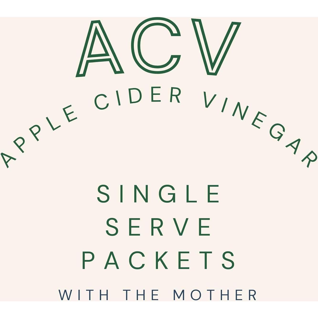 Paquetes de Vinagre de Sidra de Manzana Crait - 25 Paquetes de 14.17ml