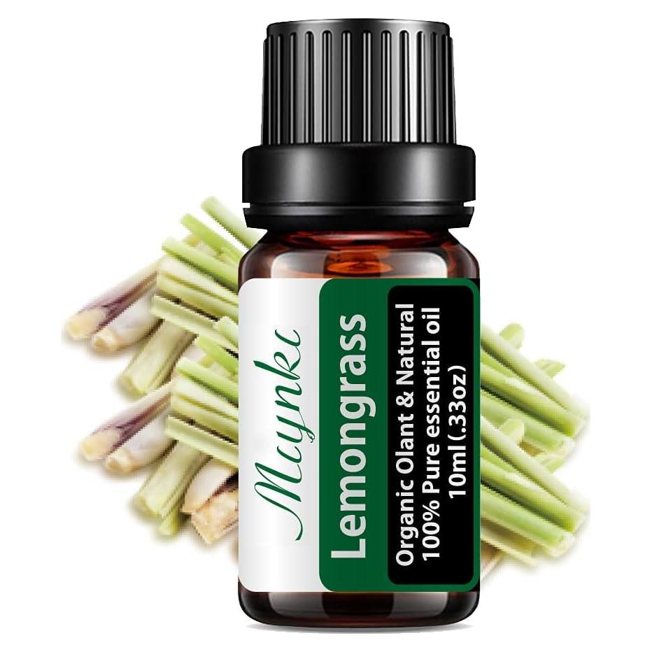 Aceite Esencial de Hierba de Limón Miyuki 10ml - Puro y Orgánico