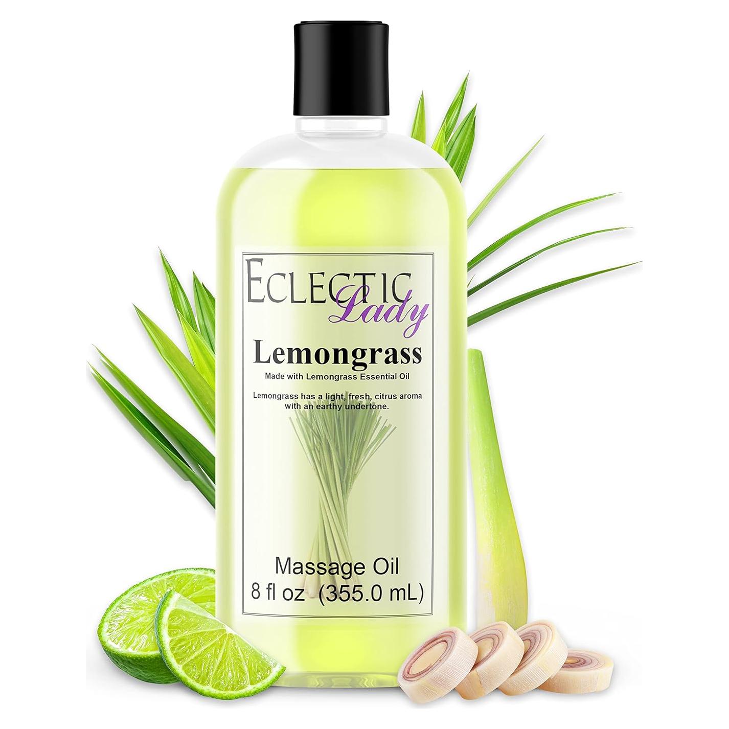 Aceite de Masaje Eclectic Lady 236.6 ml - 100% Natural con Almendra y Jojoba