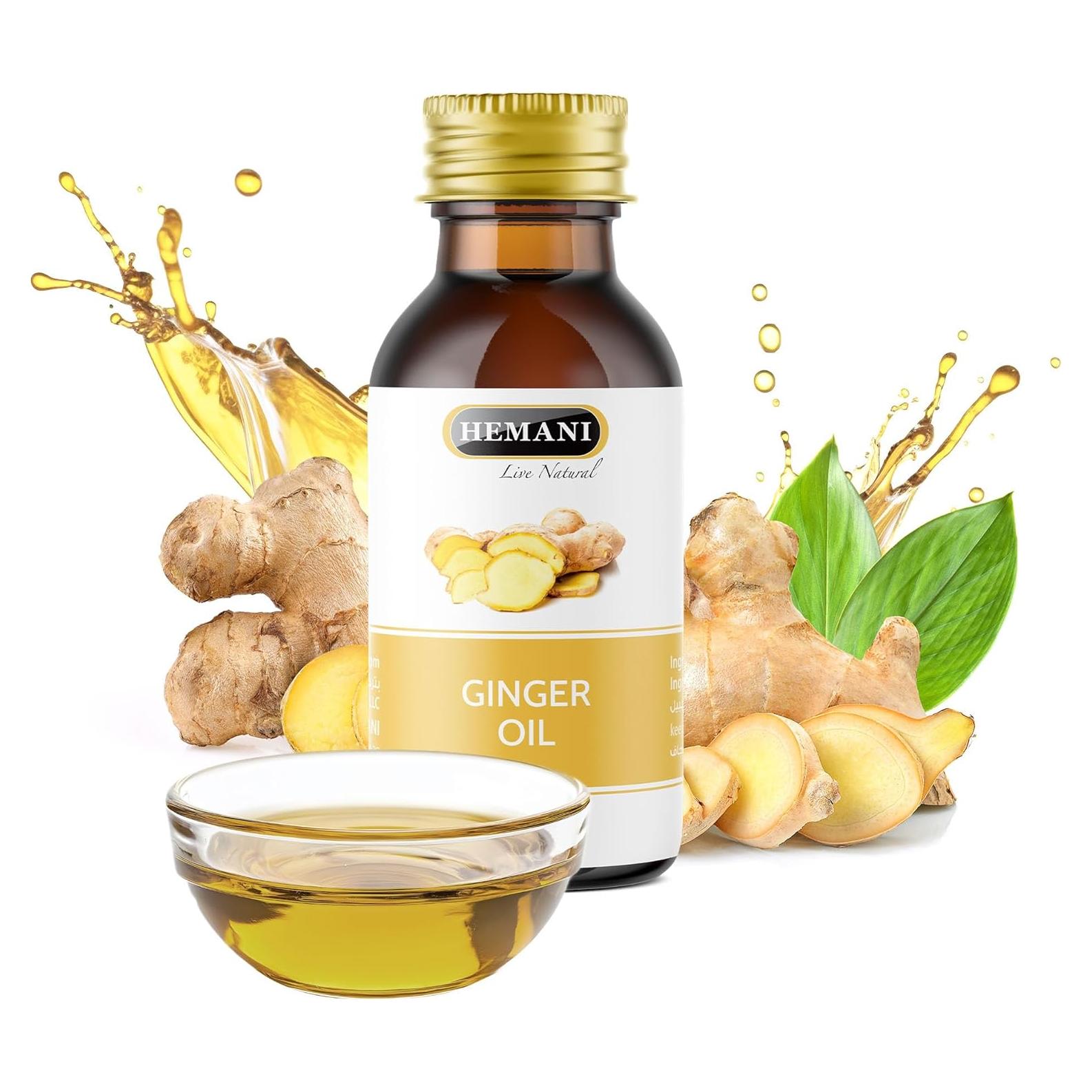 Aceite de Jengibre Hemani 30ml - Puro y Natural, Aromaterapia