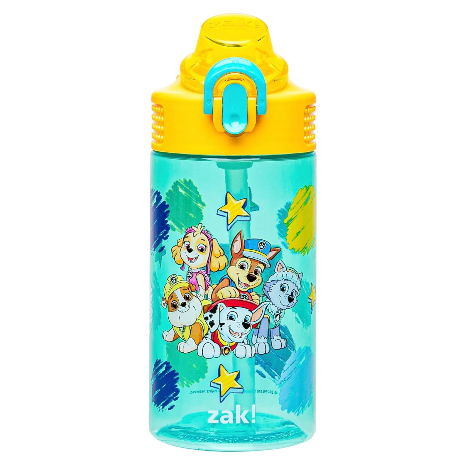Botella de Agua Zak Designs Sage PAW Patrol 480ml con Pajilla