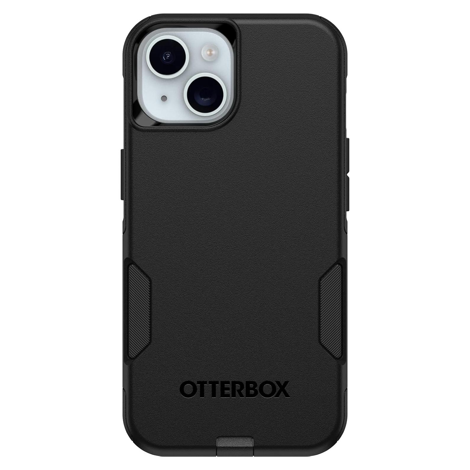Funda OtterBox Commuter para iPhone 16e, 15, 14 y 13 - Negra